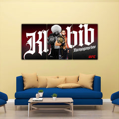 Khabib Split Poster