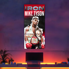 Iron Mike Tyson Split Poster