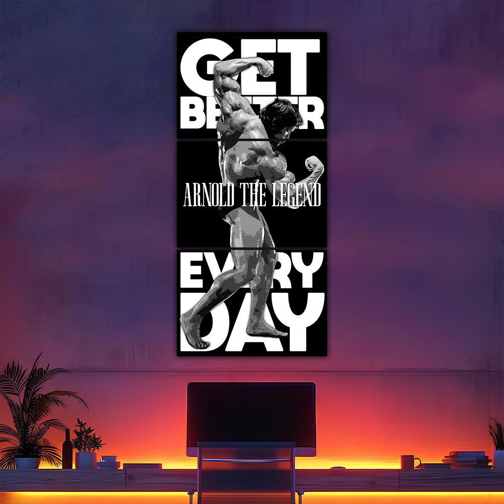 Arnold Get Better Everyday Split Poster