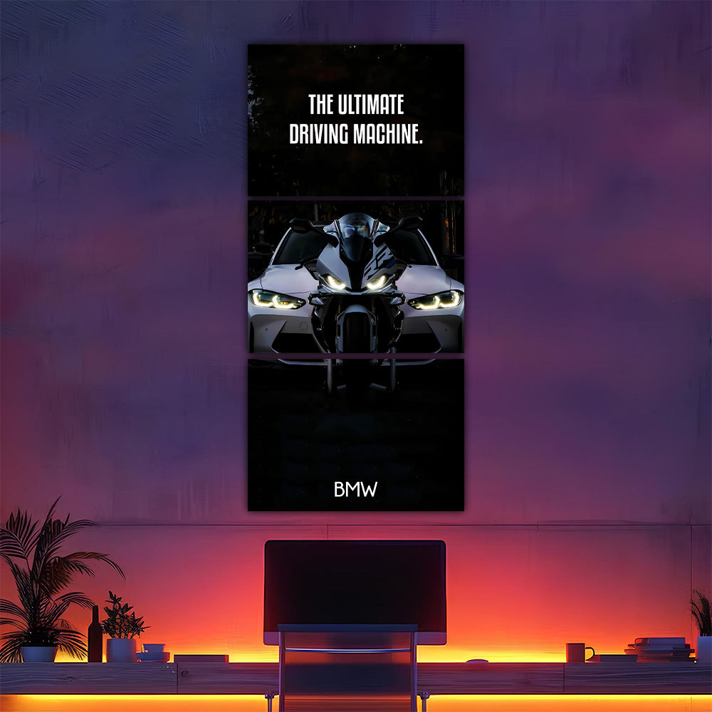 BMW The Ulimate Driving Machine Split Poster