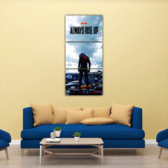 Max "Always Rise Up" Split Poster