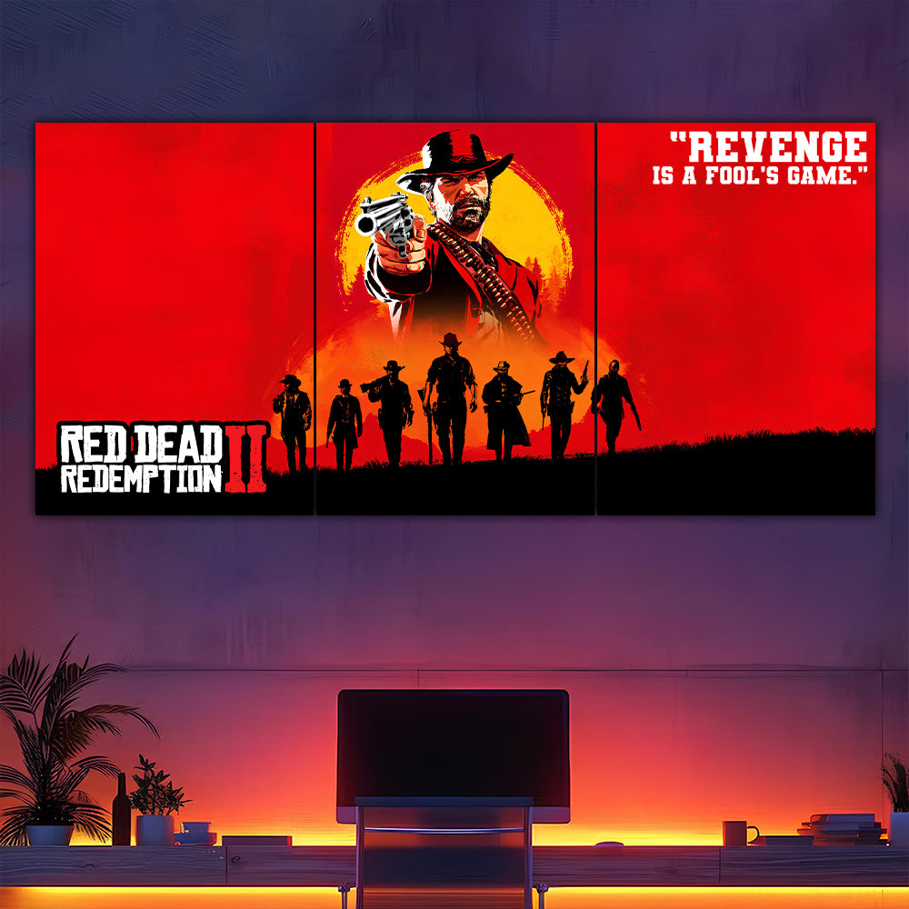 RDR 2 Split Poster