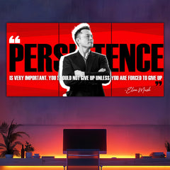 Elon Musk Quote Split Poster