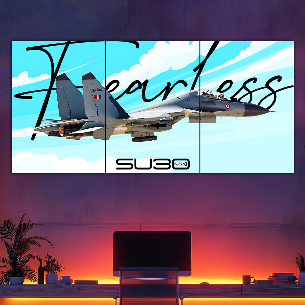 SU30 MKI Fearless Split Poster