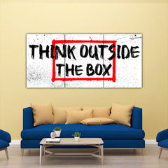 Think Outside The Box Split Poster