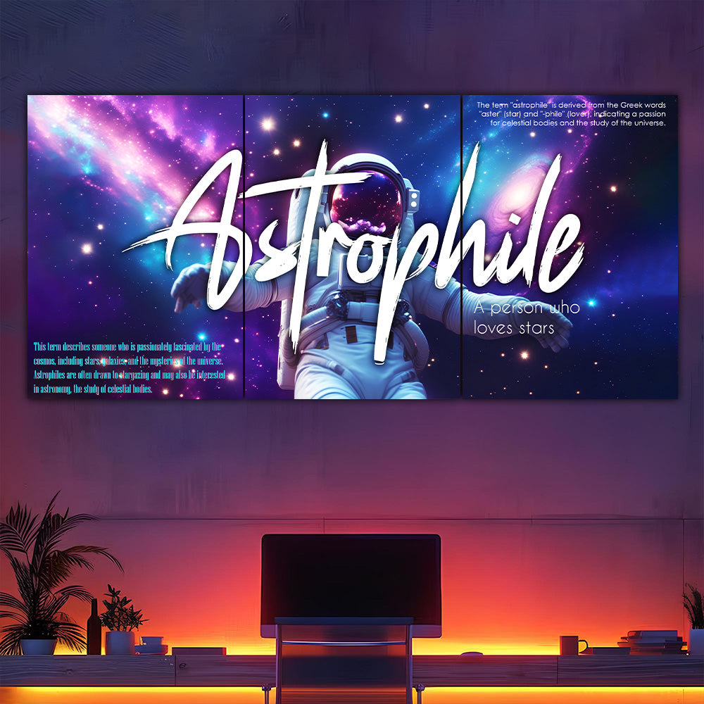 Astrophile Split Poster