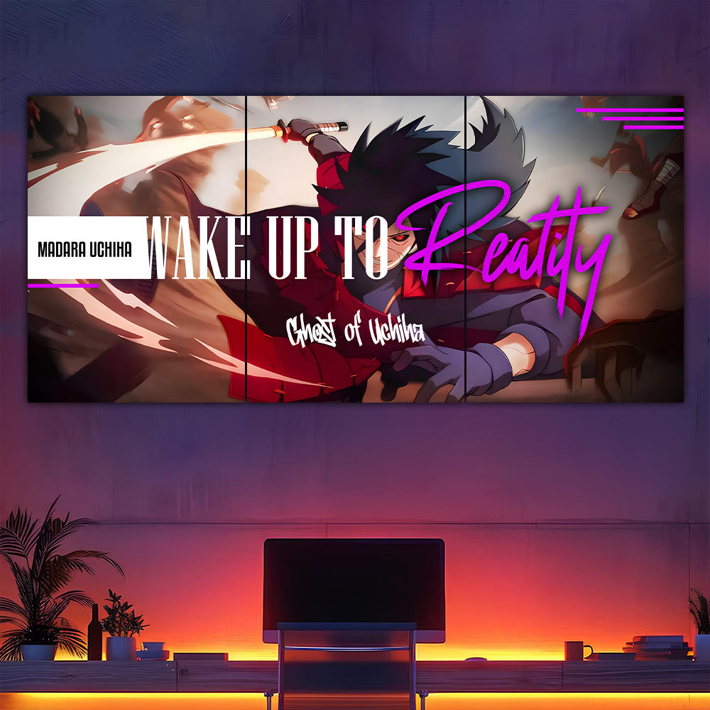 Wake Up To Reality Quote Split Poster