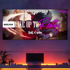 Wake Up To Reality Quote Split Poster