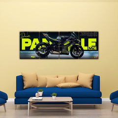 Ducati Panigale V4 X Lamborghini Split Poster