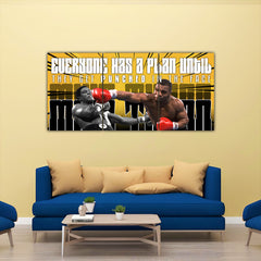 "Everyone Has A Plan" Mike Tyson Split Poster