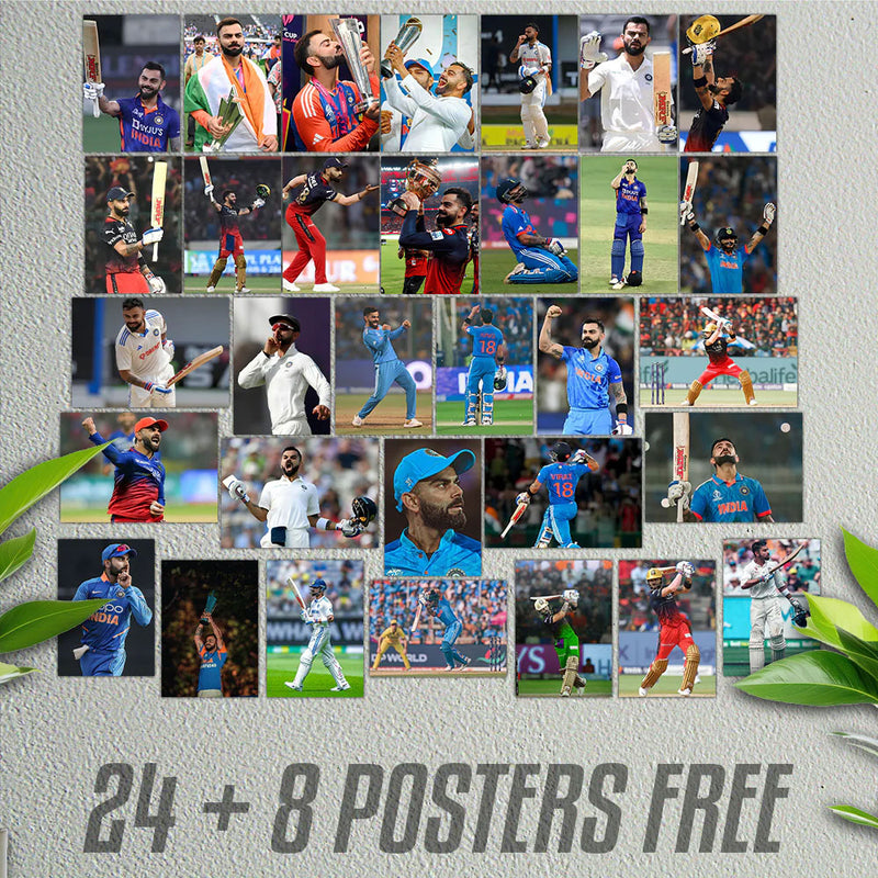 Virat Kohli Collage Kit (Set Of 32)