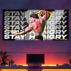 Arnold Schwarzenegger Stay Hungry Split Poster