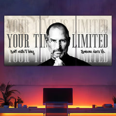 Steve Jobs Quote Split Poster