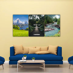 YJHD Travel Quote Split Poster