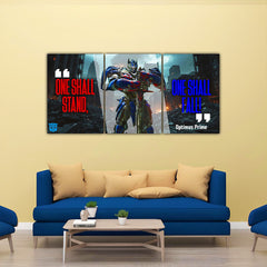 One Shall Stand, One Shall Fall Split Poster