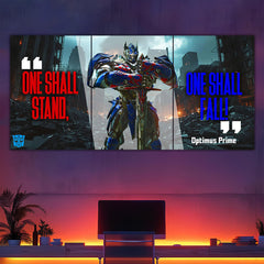 One Shall Stand, One Shall Fall Split Poster