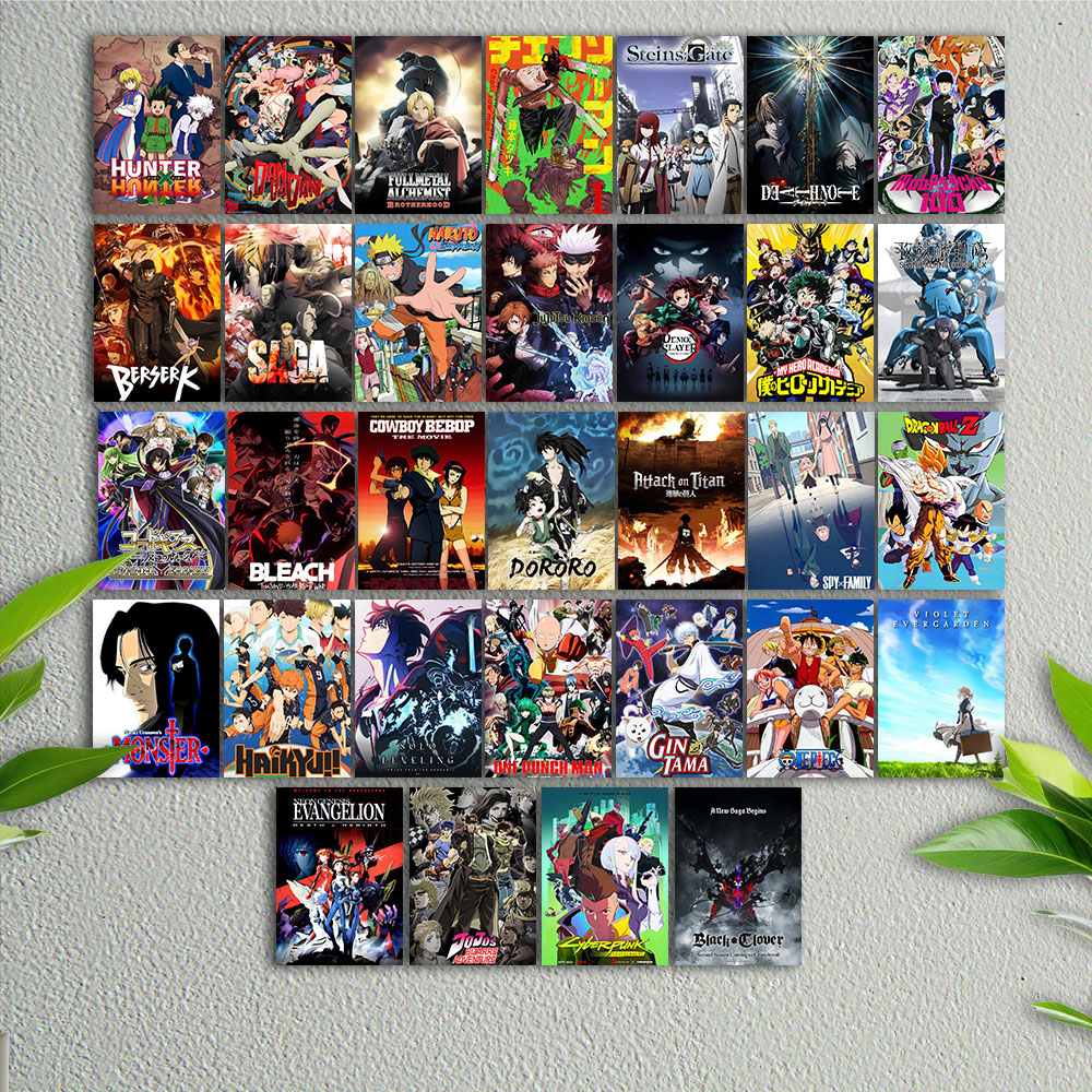 Anime Mix Collage Kit (Set Of 32)