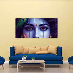 Shri Krishna Eye Split Poster