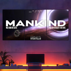 Interstellar Split Poster