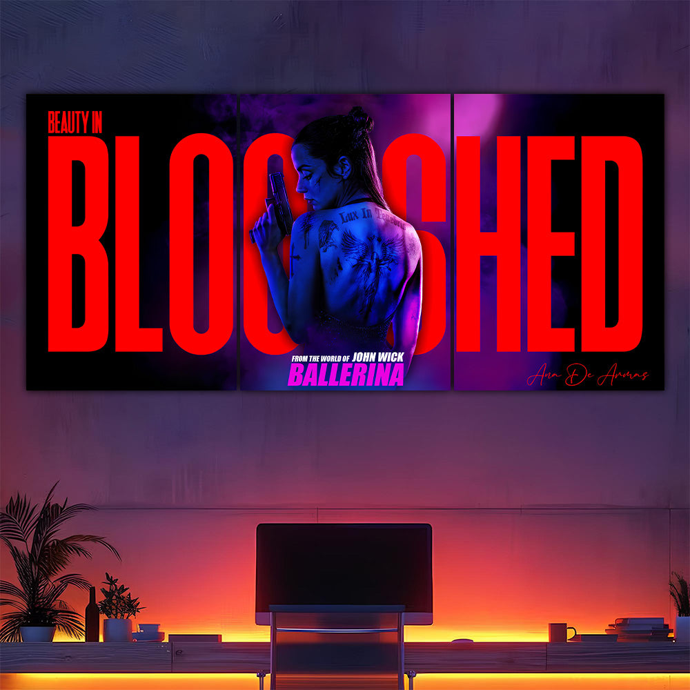 Beauty In BloodShed - Ballerina Split Poster