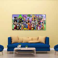 Dragon Ball All Character Split Poster