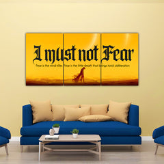 I Must Not Fear - Dune Split Poster