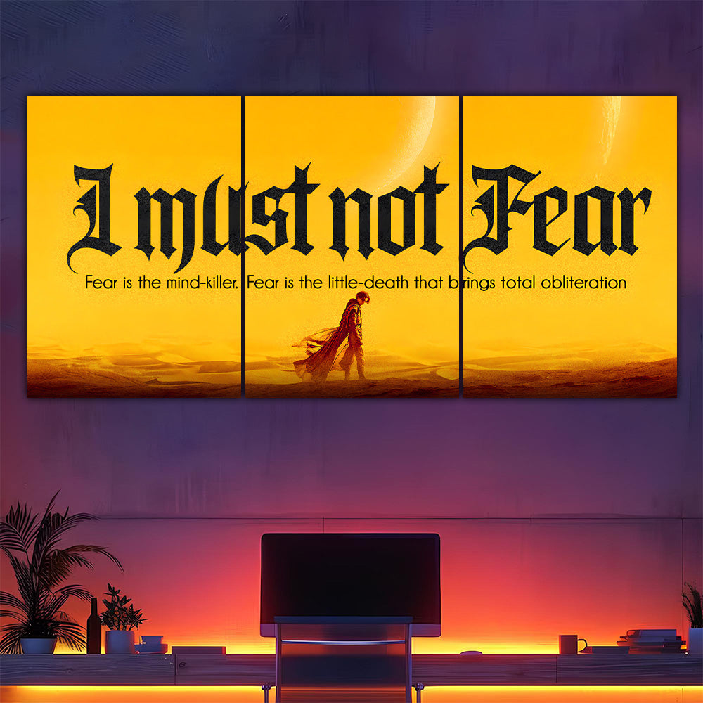 I Must Not Fear - Dune Split Poster