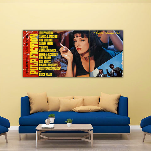 Pulp Fiction Split Poster – Frame Kro