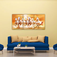 Seven Horses Split Poster