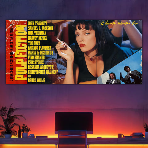 Pulp Fiction Split Poster – Frame Kro