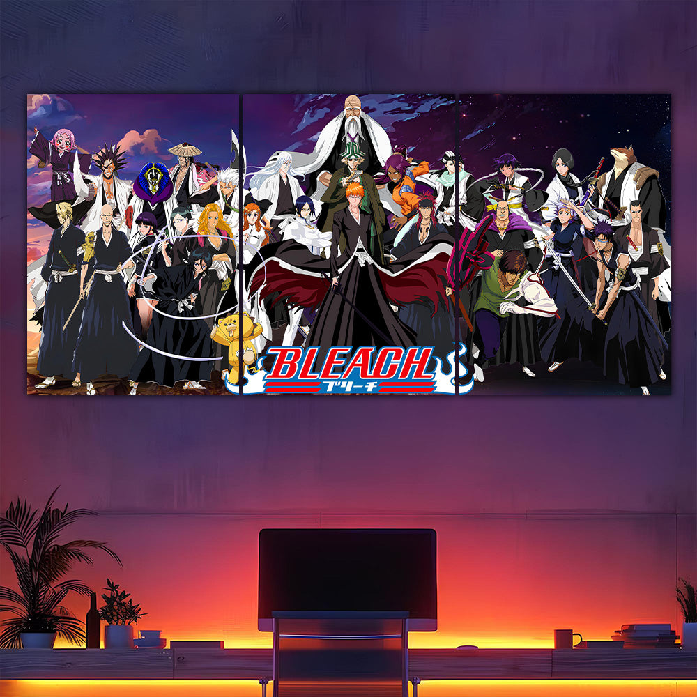 Bleach All Character Split Poster