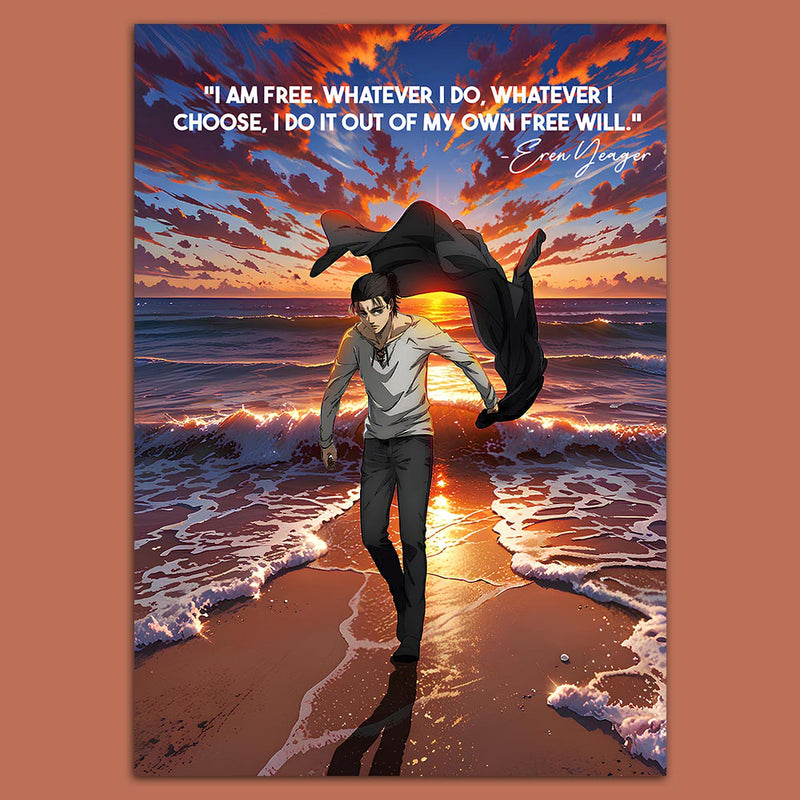 Eren Yeager Quote Poster