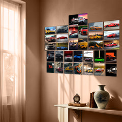 Supercar Collage Kit (Set Of 32)