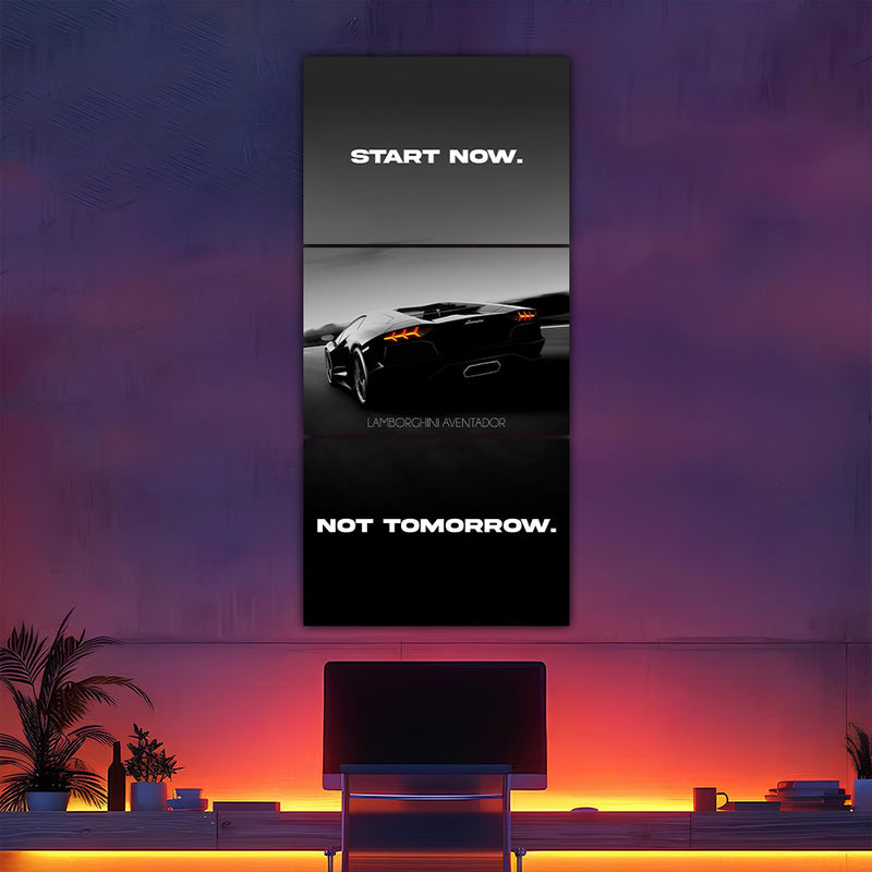 Aventador Vertical Split Poster