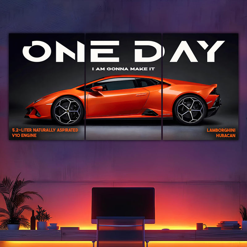 Huracan Motivation Split Poster