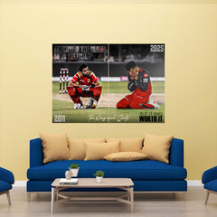 "Its Worth It" Virat Split Posters 2-Panel
