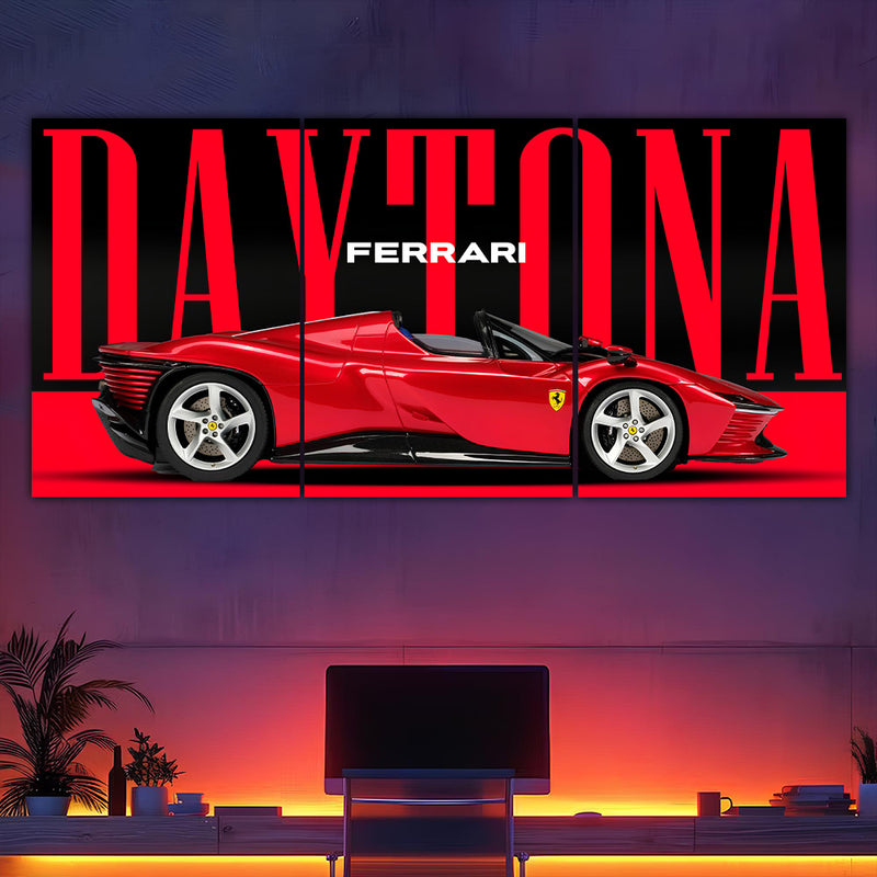Ferrari Daytona Split Poster
