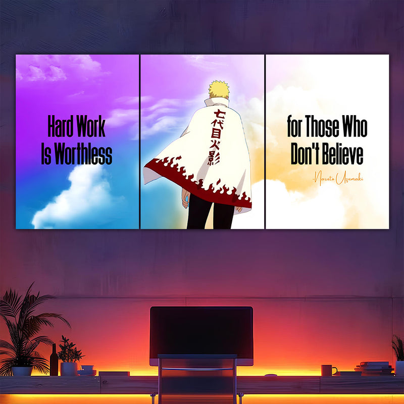 Naruto Quote Split Poster