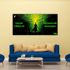 "I am Loki "Split Poster