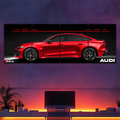Audi RS5 4 Panel Split Poster