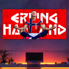 Erling Haaland Split Poster