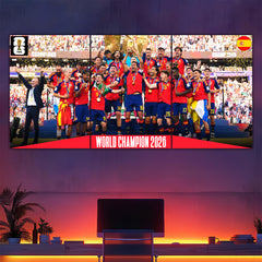 FIFA World Champion Spain 2026 Split Poster