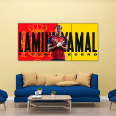 Lamine Yamal Split Poster