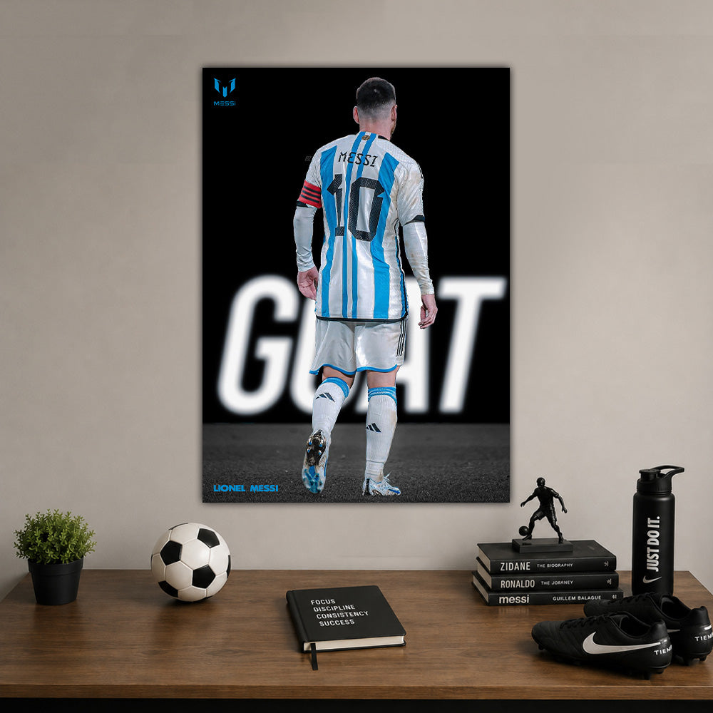 Messi GOAT 10 Poster