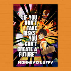 Luffy Quote Poster