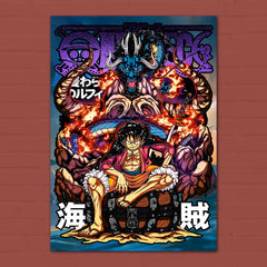 Luffy x Kaido #1 Poster