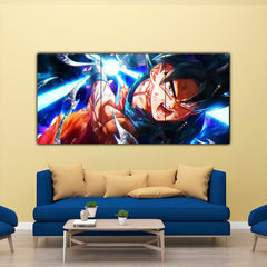 Goku UI Kamehameha Split Poster