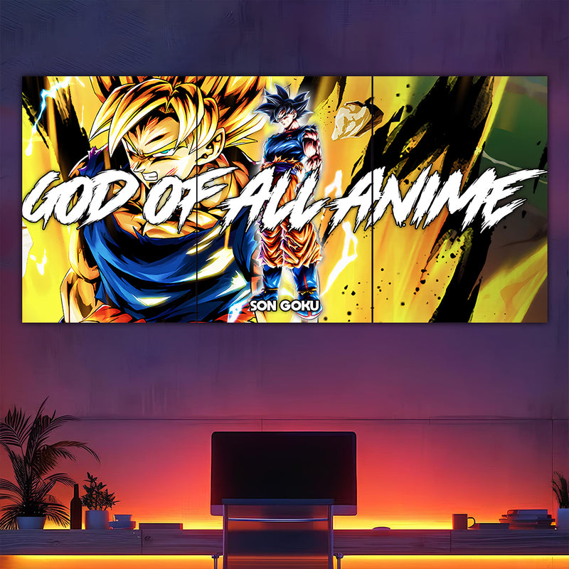 GOD Of All Anime Split Poster