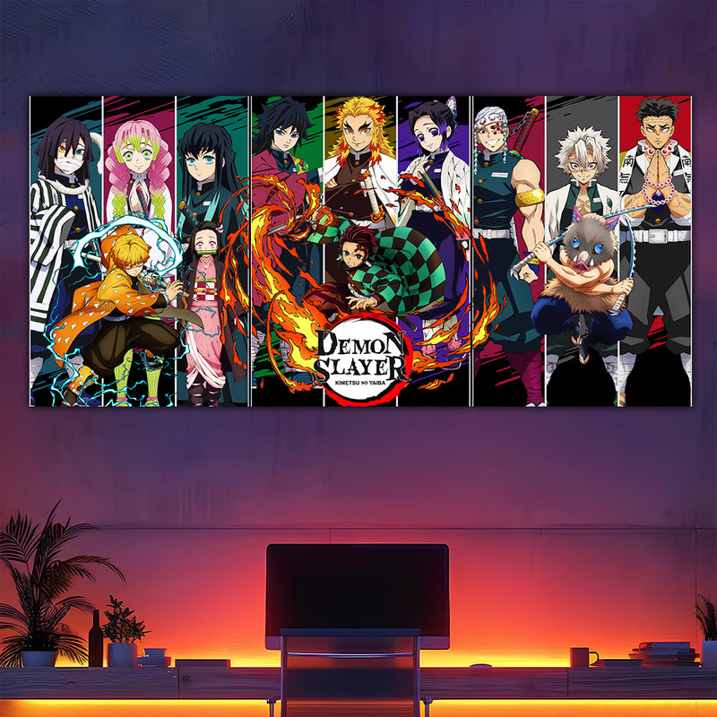 Demon Slayer Split Poster