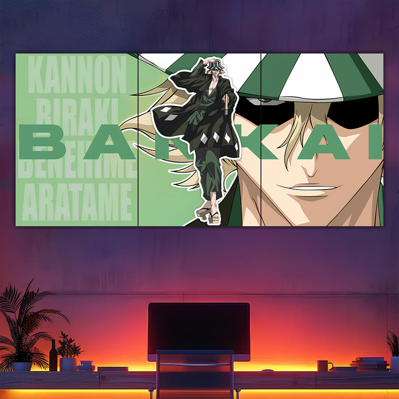 Kisuke Urahara Split Poster